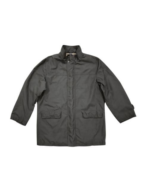 Other Designers Aquascutum London Overcoat Zipper Button Leather Part