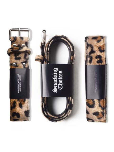 Other Designers Archival Clothing - Leopard y2k streetwear belt
