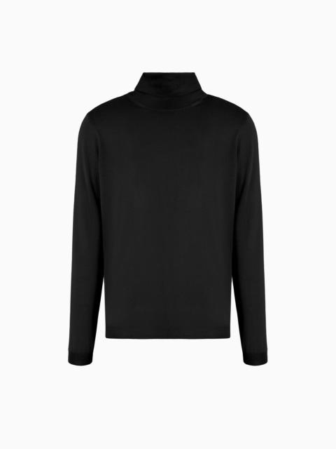 GIORGIO ARMANI Cashmere mock-neck jumper