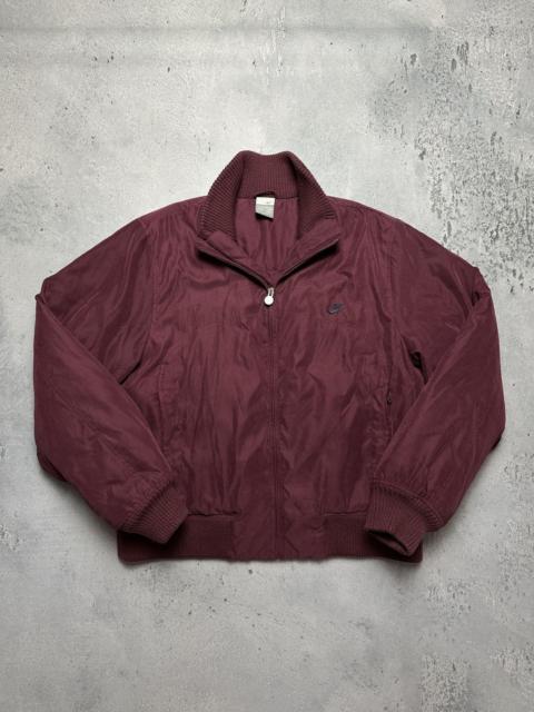 Nike Nike Vintage Bomber Track Jacket Swoosh Zip-Up y2k 90s USA