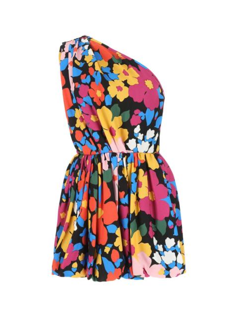 SAINT LAURENT Saint Laurent Women Printed Viscose Mini Dress