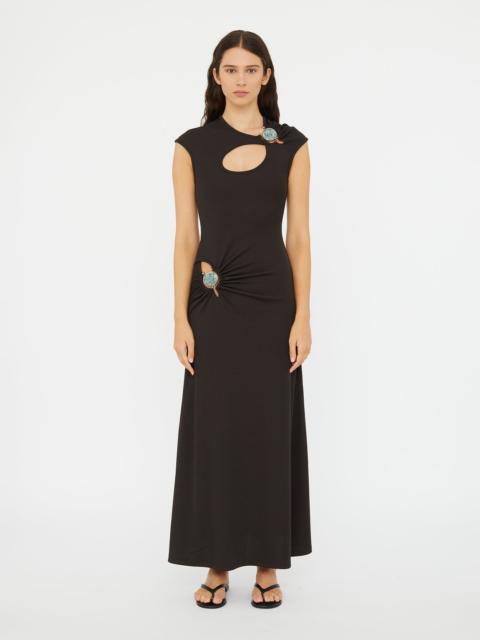CHRISTOPHER ESBER Mineral Stone Hollow Tee Dress