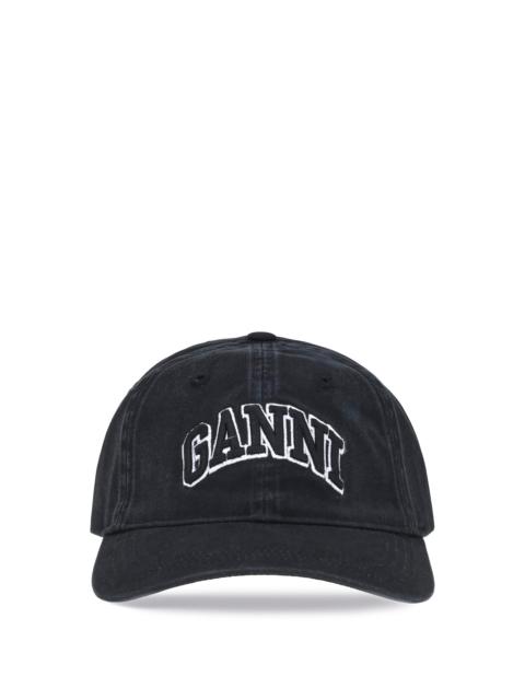 GANNI Ganni Women Logo Baseball Cap