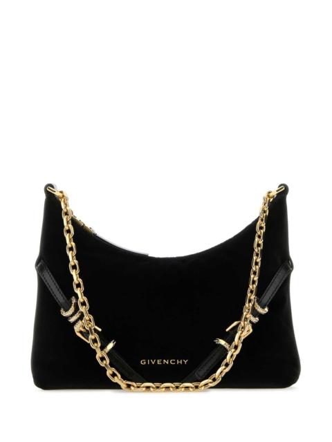 Givenchy Givenchy Women Black Velvet Voyou Party Shoulder Bag