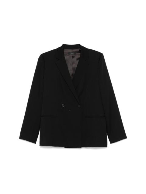 silk blazer