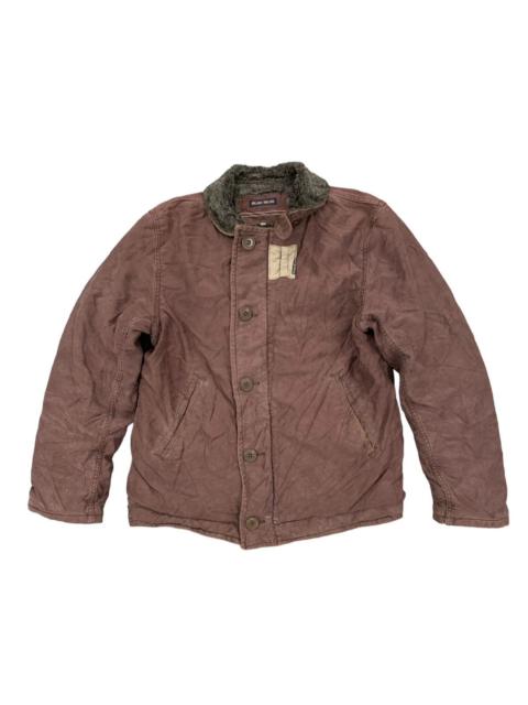 Blue Blue Japan Blue Blue Hairy Sherpa Inner Jacket Made in Japan