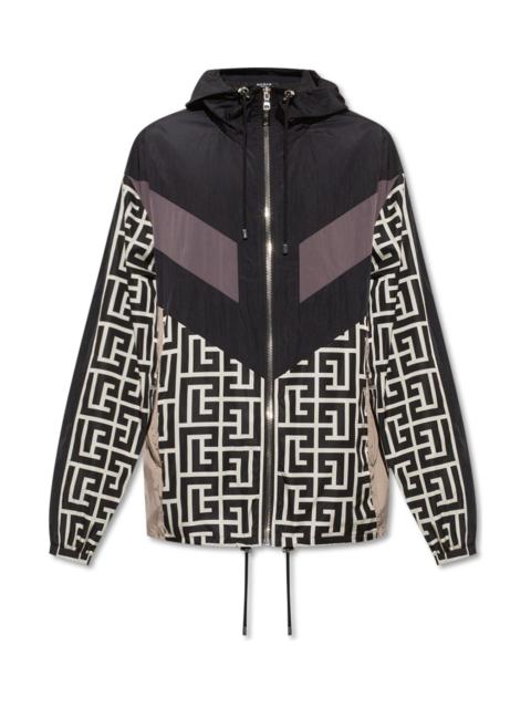 Balmain Nylon Monogram Jacket