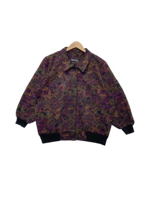 Other Designers Vintage - Vintage 90s Kamekozuchi Floral Button On Jacket | XS