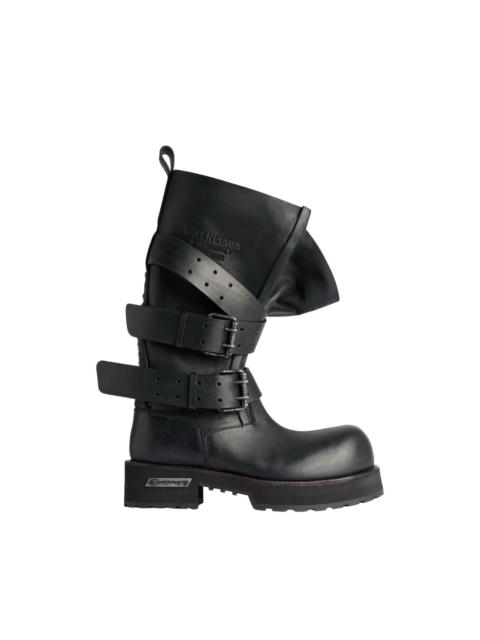 BALENCIAGA BALENCIAGA Venom $2490 Women's Black High Boots New & Authen