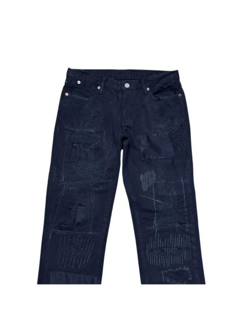 Other Designers Japanese Brand - JAPAN SAMPLE Black Denim Patchwork Jeans Undercover