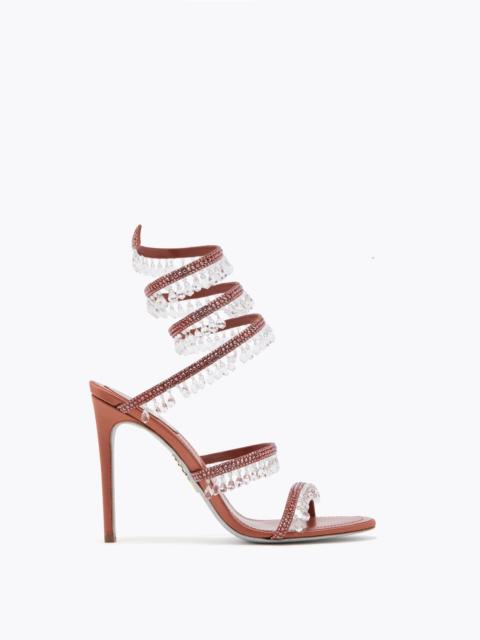 RENE CAOVILLA CHANDELIER MOCHA MOUSSE SANDAL 105
