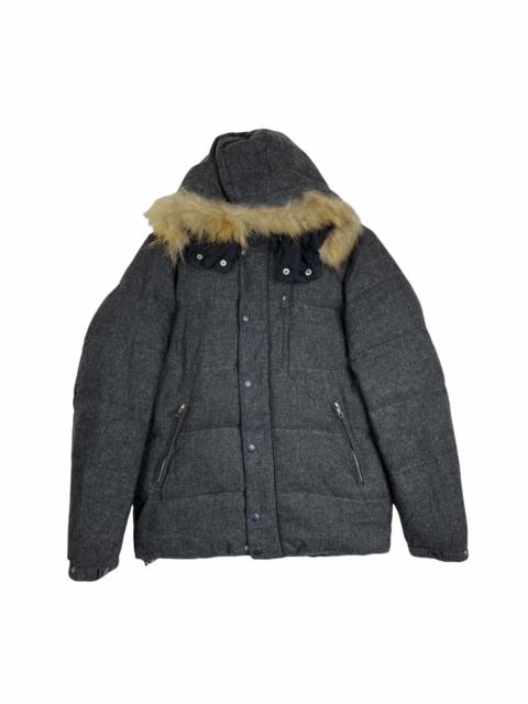Other Designers Vintage - VINTAGE SHIPS JET BLUE PUFFER HOODIE JACKET