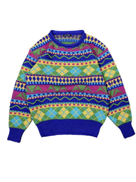 Other Designers Vintage - Nok Title coogi Inspired Knit