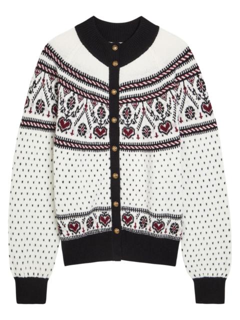 KHAITE Khaite Marc Fair Isle Cashmere Cardigan