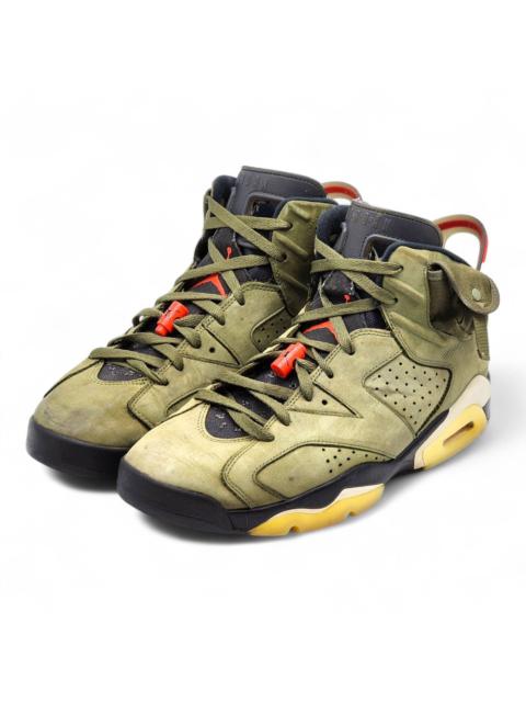Travis Scott - Cactus Jack Olive Retro 6 CN1084-200 US 12 EU 46 preowned