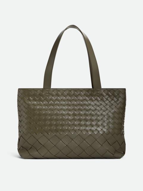 Bottega Veneta Small Intrecciato Zipped Tote