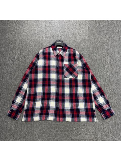 CELINE Celine Wool Plaid Shirt