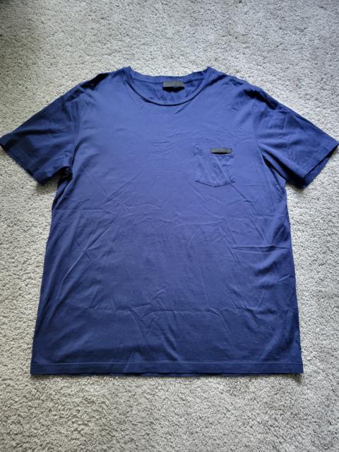 Prada Prada Lightweight Blue Pocket Tee Size XL