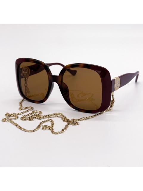 GUCCI NEW GUCCI SUNGLASSES GG1029SA 003 HAVANA OVERSIZED WOMEN