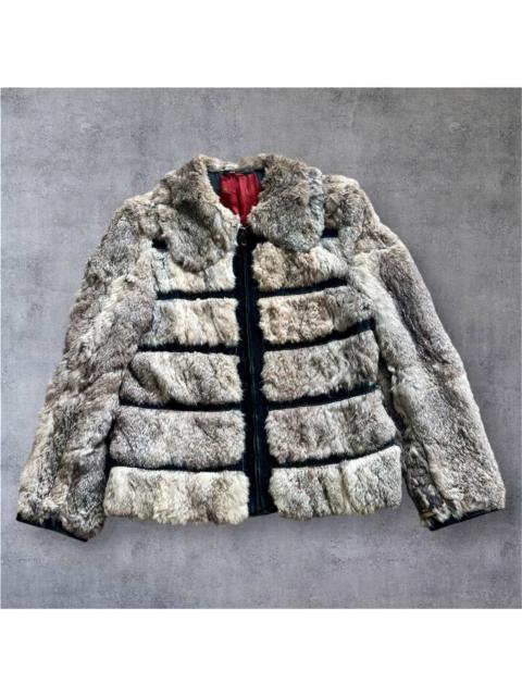 Other Designers Genuine Leather - Vintage Real Leather Fur Jacket