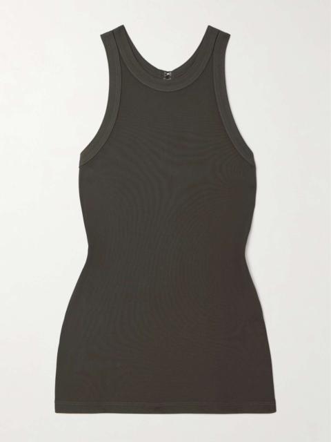 Stretch-jersey tank Gray