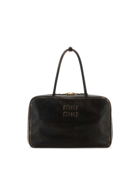 Miu Miu Miu Miu Dark Brown Leather Handbag