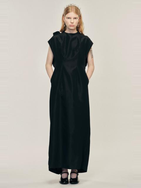 Simone Rocha Fitted Back Ruched Detail Chain Dress