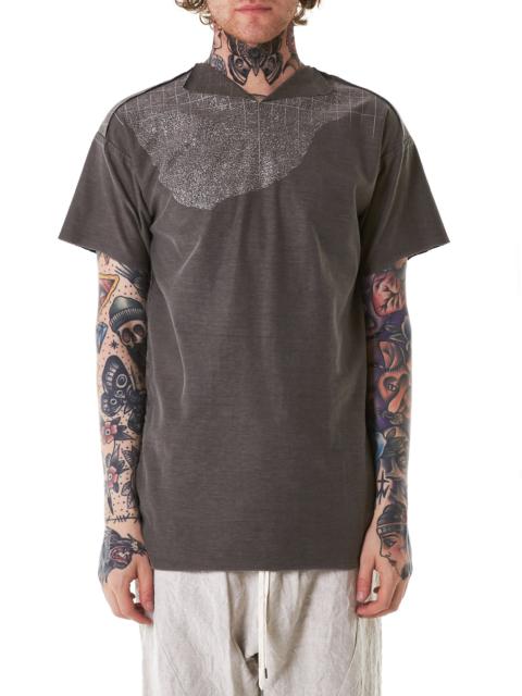 Grid-Printed Tee