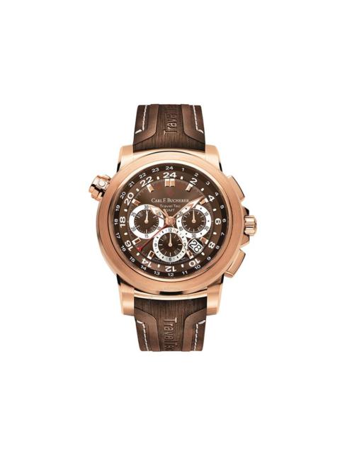 Other Designers Carl F. Bucherer Patravi TravelTec Chronograph Automatic Brown Dial Men's Watch 00.10620.03.93.02