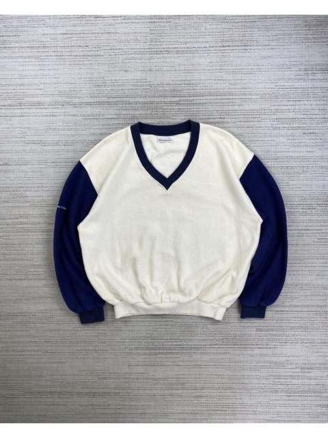 Other Designers Sergio Tacchini - Vintage 90s Sergio Tacchine V-Neck Longsleeve Sweatshirt