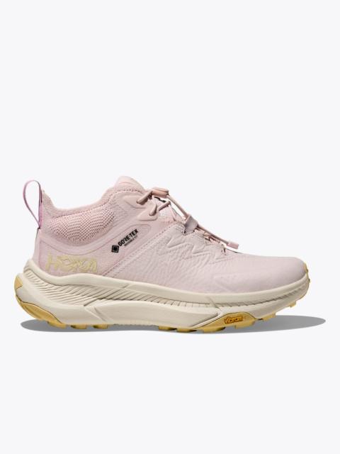 HOKA Women's Transport Chukka GTX Shoes in Cosmic Pearl/Oat Milk