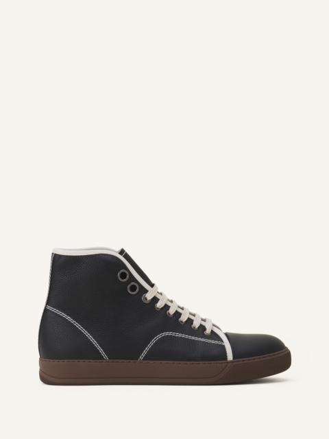Lanvin DBB1 HIGH-TOP LEATHER SNEAKERS