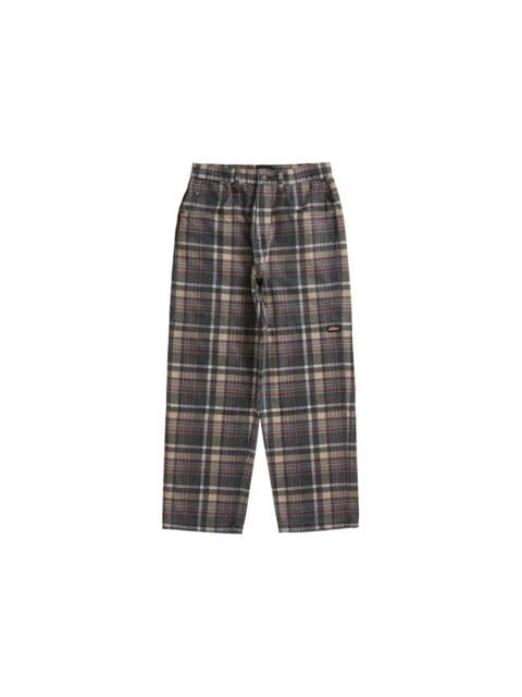 Supreme Supreme Dickies Double Knee Baggy Jean Brown Plaid