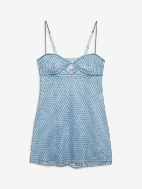 For Love & Lemons Glitter Slip Dress