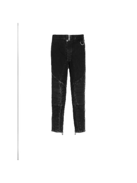 Balmain Balmain Men'S Black Acid Wash Denim Pants