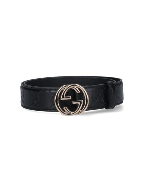 GUCCI GG LEATHER BELT
