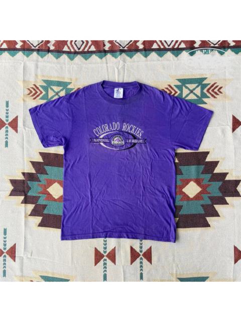 Other Designers Archival Clothing - Like New Tee COLORADO ROCKIES Logo Athletic ©2000