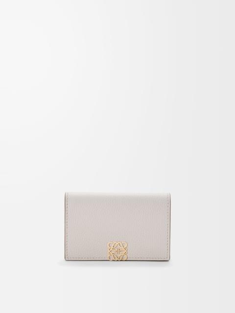 Loewe Anagram business cardholder in pebble grained calfskin