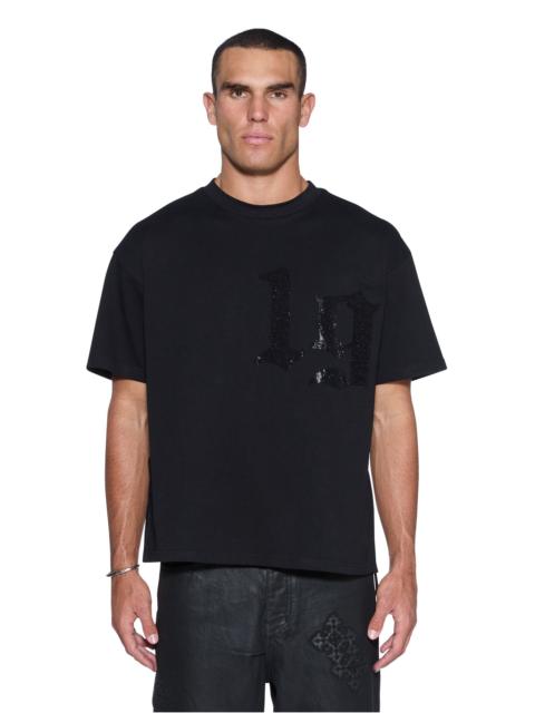Ksubi STARDOM EKCESS SS TEE JET BLACK CRYSTAL
