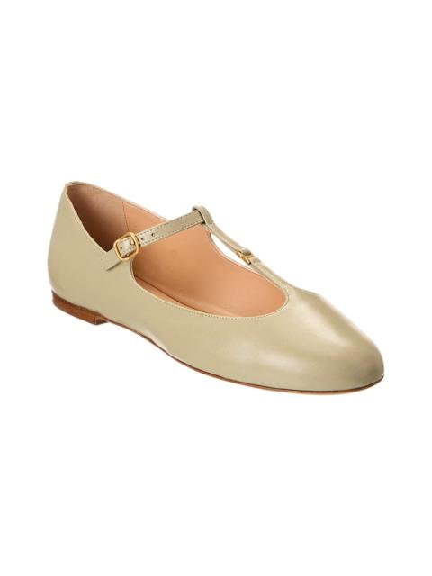 Chloé Chloé Marcie Leather Ballerina Flat