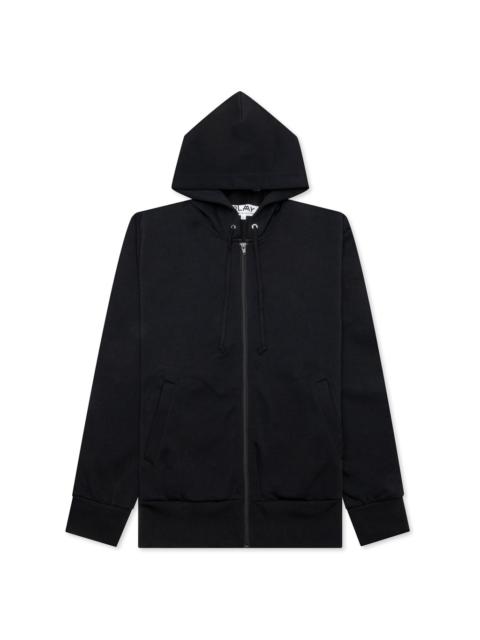 Comme des Garçons PLAY COMME DES GARCONS PLAY X THE ARTIST INVADER FULL-ZIP HOODIE - BLACK