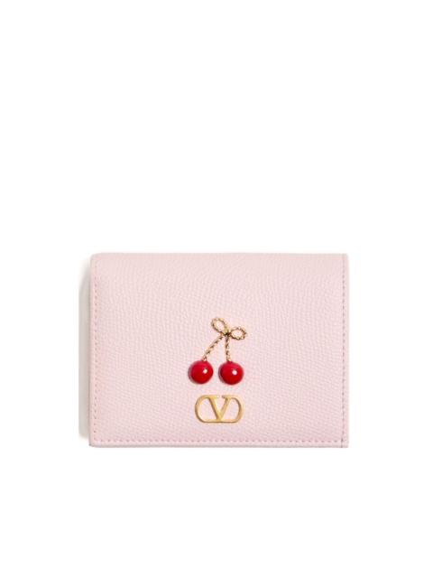Valentino Cherryfic grained wallet