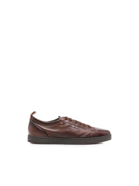 Santoni Santoni Brown Trainers - Low-Tops Men