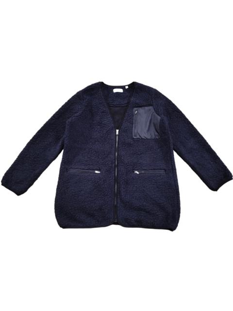 Uniqlo Undercover Fleece Zipper Jacket Collarless