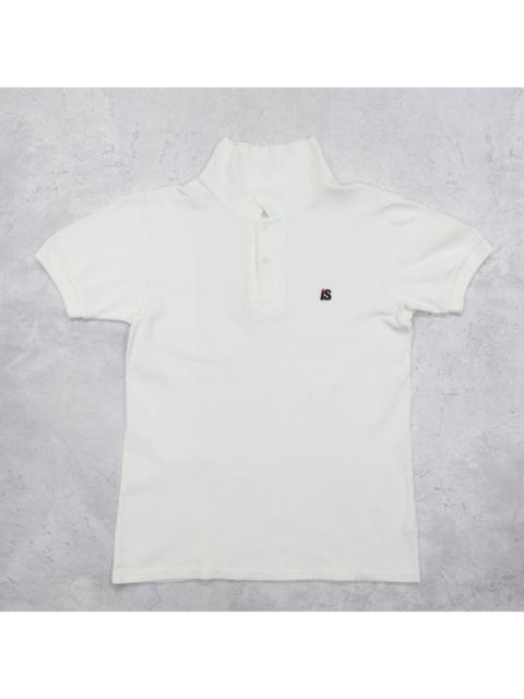 ISSEY MIYAKE Vintage 90s ISSEY MIYAKE Chisato Tsumori Design Mini Logo Embroidered Polo Shirt Tee