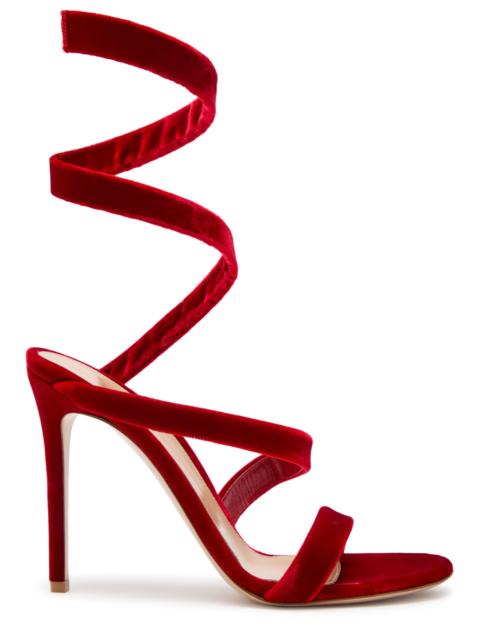 Gianvito Rossi Gianvito Rossi Opera 105 Velvet Sandals