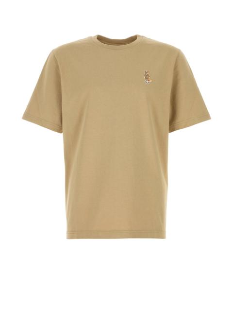 Maison Kitsuné Beige cotton t-shirt