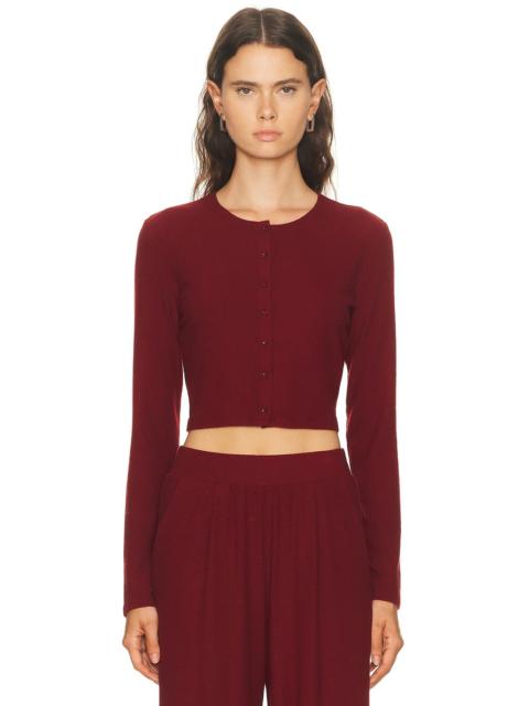 LESET Lauren Crop Cardigan