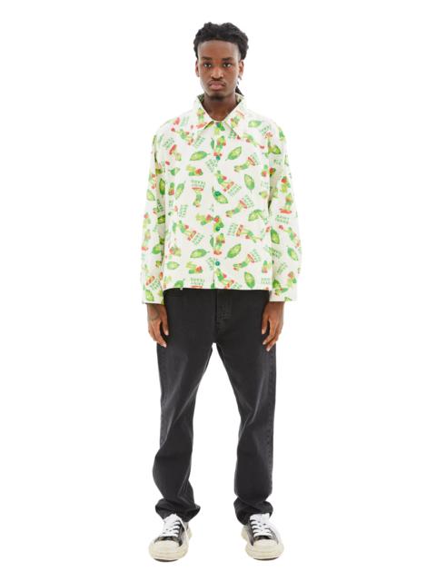 SAINT M×××××× DENIM TEARS BOXER COACH JACKET