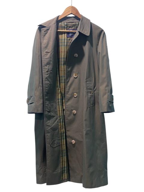 Burberry Vintage Burberry Nova Check Single Breasted Trench Coat